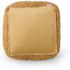 Christopher Knight Home Moloney Round Pouf – Microfiber Chenille – Lavender(Yellow)