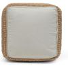 Christopher Knight Home Stekar Handcrafted Tufted Cube Pouf – Wool – Natural(Natrual)