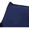 Christopher Knight Home Velie 2 Seater Oversized Bean Bag Chair with Armrests – Velveteen – Pink(Navy Blue)