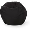 Christopher Knight Home 313639 Bean Bag, Light Gray Small(Black)