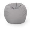 Christopher Knight Home 313639 Bean Bag, Light Gray Small(Light Gray)