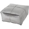 Christopher Knight Home Cytheria Smoke Velvet Square Bean Bag Ottoman(Smoke)