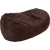 Christopher Knight Home GDFStudio David Traditional 8 Foot Suede Bean Bag, French Roast Brown