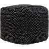 Christopher Knight Home Stekar Handcrafted Tufted Cube Pouf – Wool – Natural(Charcoal)
