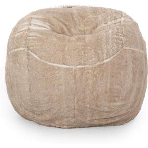 Christopher Knight Home Greyrock 5 Foot Winter Bean Bag – Brown/Beige(Snow White + Beige)