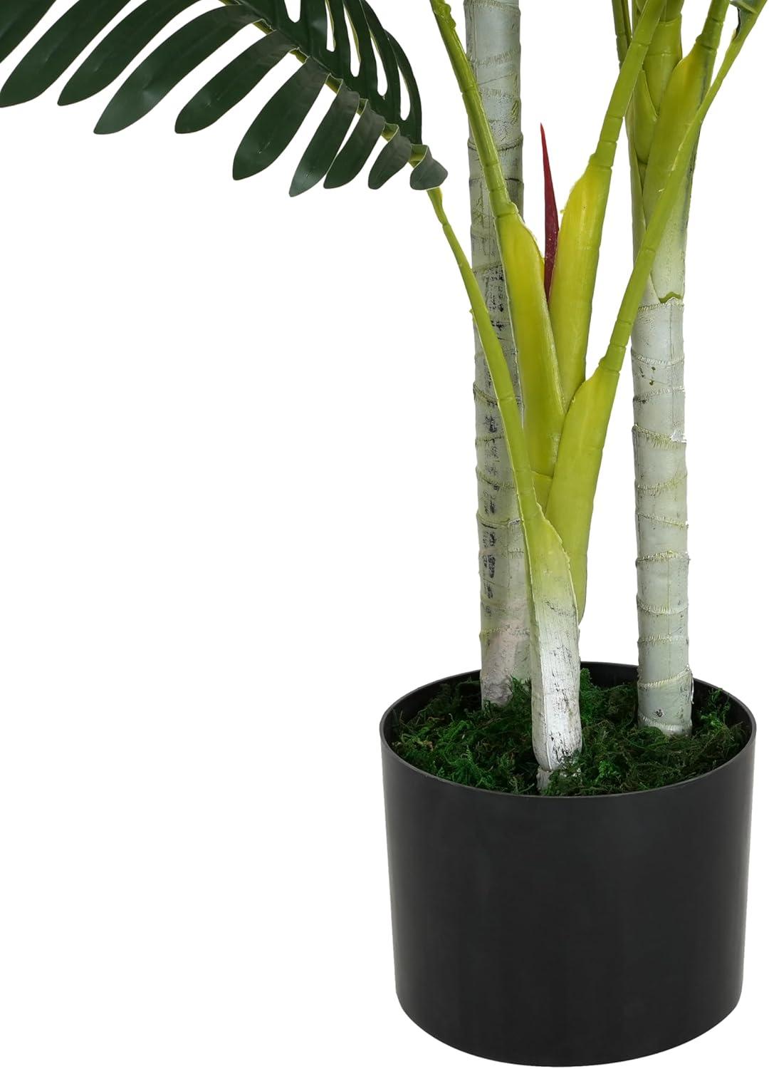 image:imageChristopher Knight Home Alene Set of 2 49H PrePotted Artificial Tree Indoor with Black Plastic Pot Artificial Topiary Bay Tree Ball with Nursery Pot Faux Tree with Natural Wood Trunk GreenGreen61h