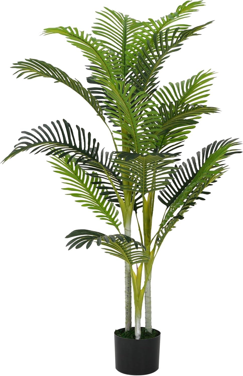 image:imageChristopher Knight Home Alene Set of 2 49H PrePotted Artificial Tree Indoor with Black Plastic Pot Artificial Topiary Bay Tree Ball with Nursery Pot Faux Tree with Natural Wood Trunk GreenGreen61h