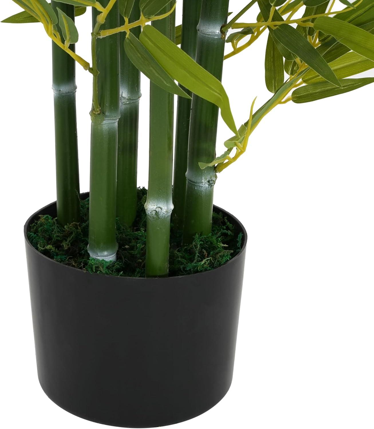 image:imageChristopher Knight Home Alene Set of 2 49H PrePotted Artificial Tree Indoor with Black Plastic Pot Artificial Topiary Bay Tree Ball with Nursery Pot Faux Tree with Natural Wood Trunk GreenGreen6075h