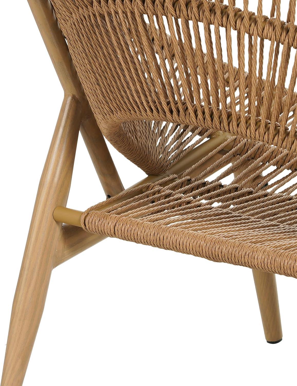 image:imageChristopher Knight Home Cyril Outdoor Papasan Chair Set of 2 with Cushion Wicker Egg Chair with Removable Cushion PE Wicker Chaise Lounge Sofa Patio Furniture Set for GardenBackyard BrownBeigeBrownbeige