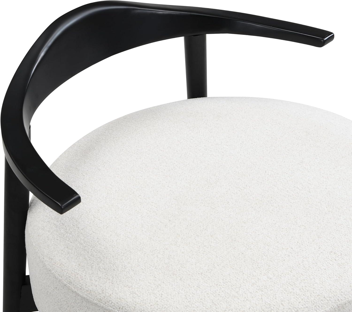 image:imageChristopher Knight Home Ipomoea Low Back Accent Chair Living Room Lounge Chair Comfy Chair for Bedroom Wooden Side Chair with Armrest Reading Chair with Soft Fabric Cushion BeigeBlackBeigeblack