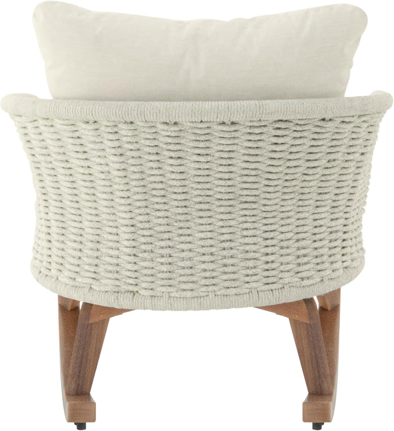 image:imageChristopher Knight Home Siwoo Wooden Frame Outdoor Rocking Chairs Set of 2 Wicker Rocker Chair with Soft Cushions Contemporary Patio Rockers Rocking Chair for IndoorOutdoor Gray NaturalBeige Natural