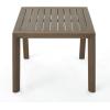 Christopher Knight Home Leah 2-Seater Acacia Wood Outdoor Patio Furniture Set, Outdoor Conversation Chat Set with Cushion, Adirondack Chairs Set of 2 + Side Table Set for Backyard Balcony, Teak+Beige(Grey Finish / Grey)