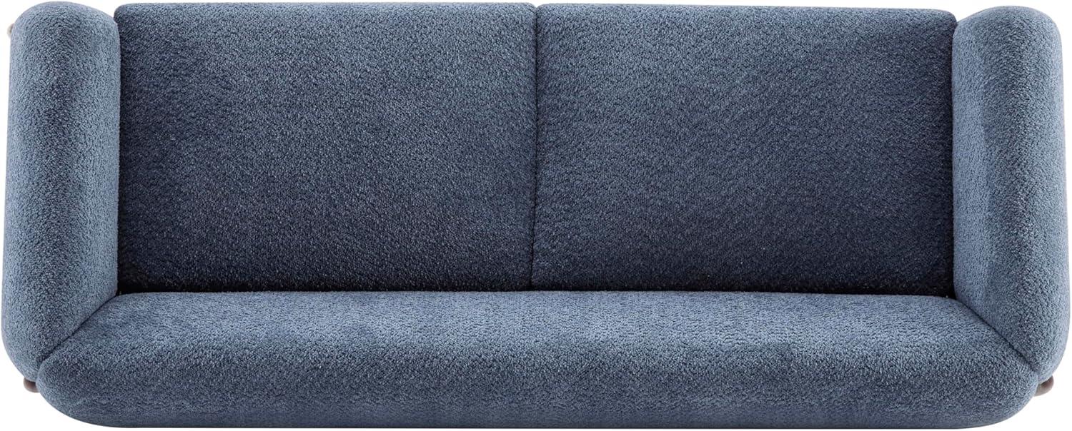 image:imageChristopher Knight Home Almad 2 Pieces Sofa Couch Set Cozy 3Seater Sofa and Loveseat for Living Room Upholstered Couch Chair Soft Seating Lounge Sofa with Wood Frame Boucle Fabric Navy BlueNavy Blue