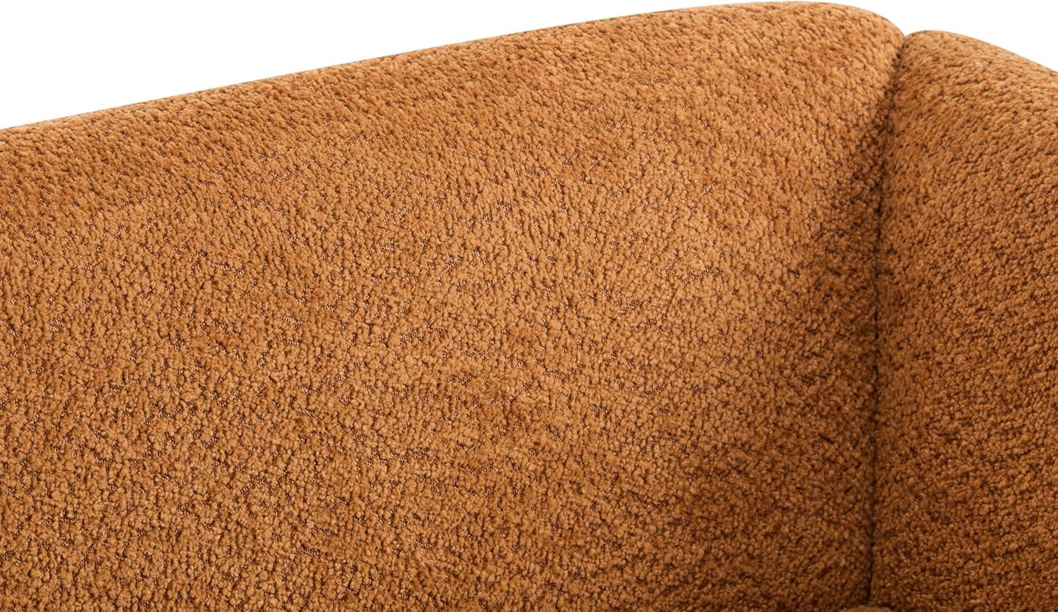 image:imageChristopher Knight Home Almad 2 Pieces Sofa Couch Set Cozy 3Seater Sofa and Loveseat for Living Room Upholstered Couch Chair Soft Seating Lounge Sofa with Wood Frame Boucle Fabric Navy BlueCaramel