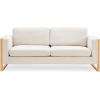 Christopher Knight Home Bricez 79″ Sofa Couch, Cozy Upholstered 3-Seater Sofa, Oversized Loveseat, Comfy Fabric Couches for Living Room and Office, Modern Couch and Sofa, Wooden Frame, White(White)