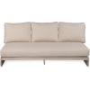 Christopher Knight Home Poppy 2 Piece Patio Conversation Set with Cushion, Acacia Wood 6 Seater Outdoor Sofa Chat Set, Outdoor Sectional Sofa Set of 2 for Patio Furniture Set, Teak+Beige(Antique Grey+grey)