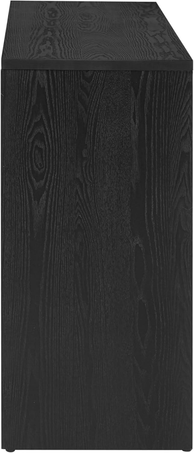 image:imageChristopher Knight Home Mirod 59 Console Tables Wood Veneer Top Sofa Table Fireplace Design Spacious Long Behind Couch Table for Living Room Hallway Entryway Perfect for Display Items BlackBrownblack