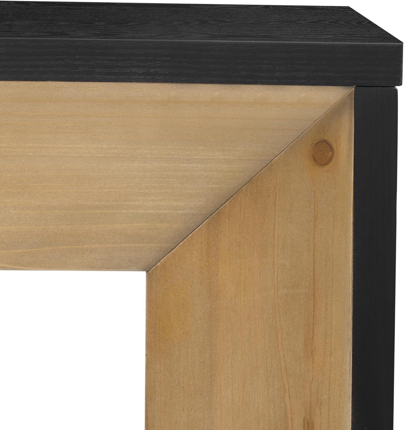 image:imageChristopher Knight Home Mirod 59 Console Tables Wood Veneer Top Sofa Table Fireplace Design Spacious Long Behind Couch Table for Living Room Hallway Entryway Perfect for Display Items BlackBrownblack