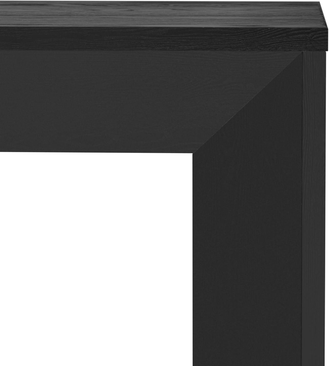 image:imageChristopher Knight Home Mirod 59 Console Tables Wood Veneer Top Sofa Table Fireplace Design Spacious Long Behind Couch Table for Living Room Hallway Entryway Perfect for Display Items BlackBlack