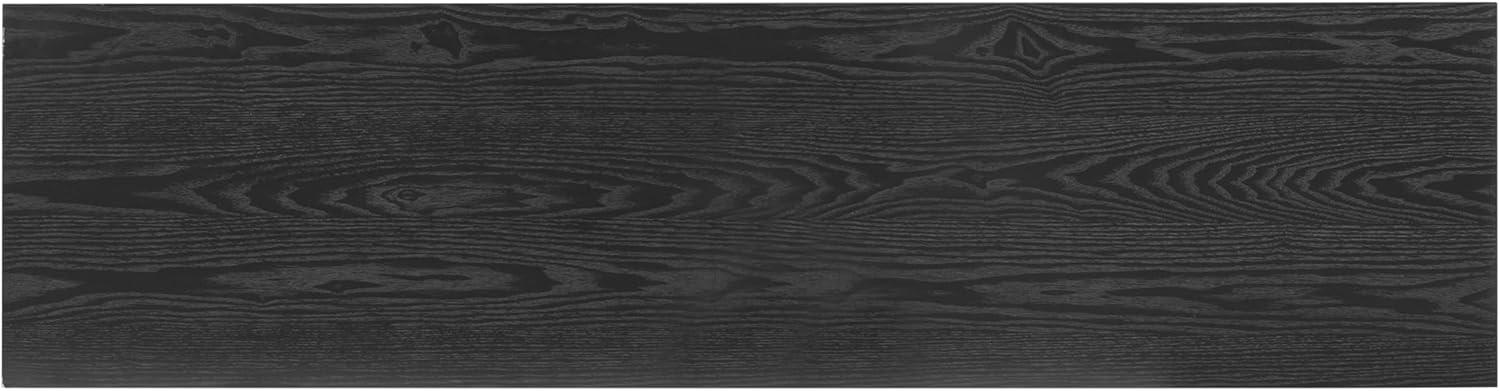 image:imageChristopher Knight Home Mirod 59 Console Tables Wood Veneer Top Sofa Table Fireplace Design Spacious Long Behind Couch Table for Living Room Hallway Entryway Perfect for Display Items BlackBrownblack