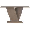 Christopher Knight Home Mirod 59.8″ Console Tables, Natural Wood Veneer Sofa Table, V-Shaped Base, Narrow Long Behind Couch Table for Living Room Hallway Entryway, Perfect for Display Items, Gray(Grey)