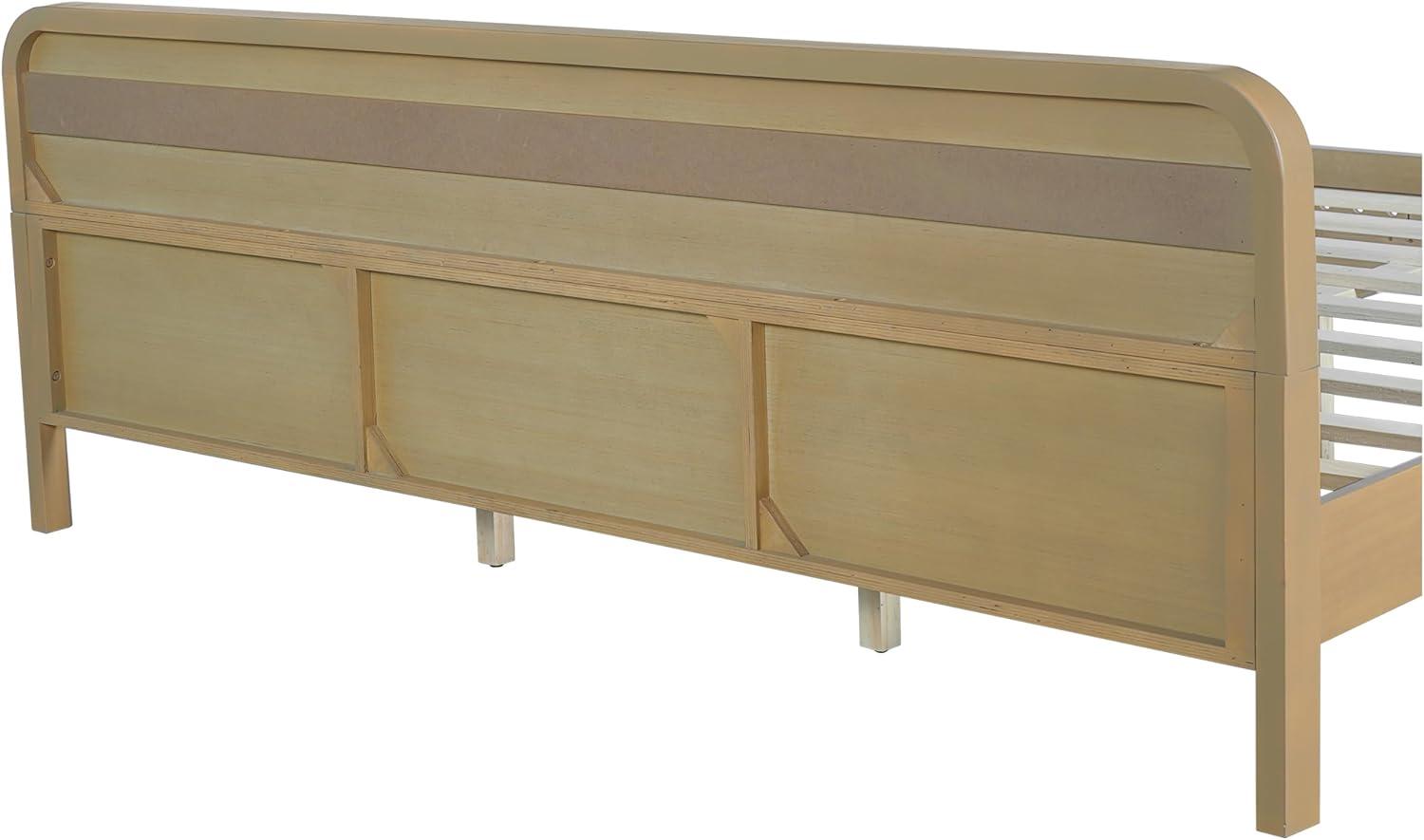 image:imageChristopher Knight Home Skyles King Size Bed King Size Platform Bed Pind Wood Headboard and Footboard Wooden Headboard No Box Spring Needed Slats Panel Support Rustic Openwork Design NaturalNatural