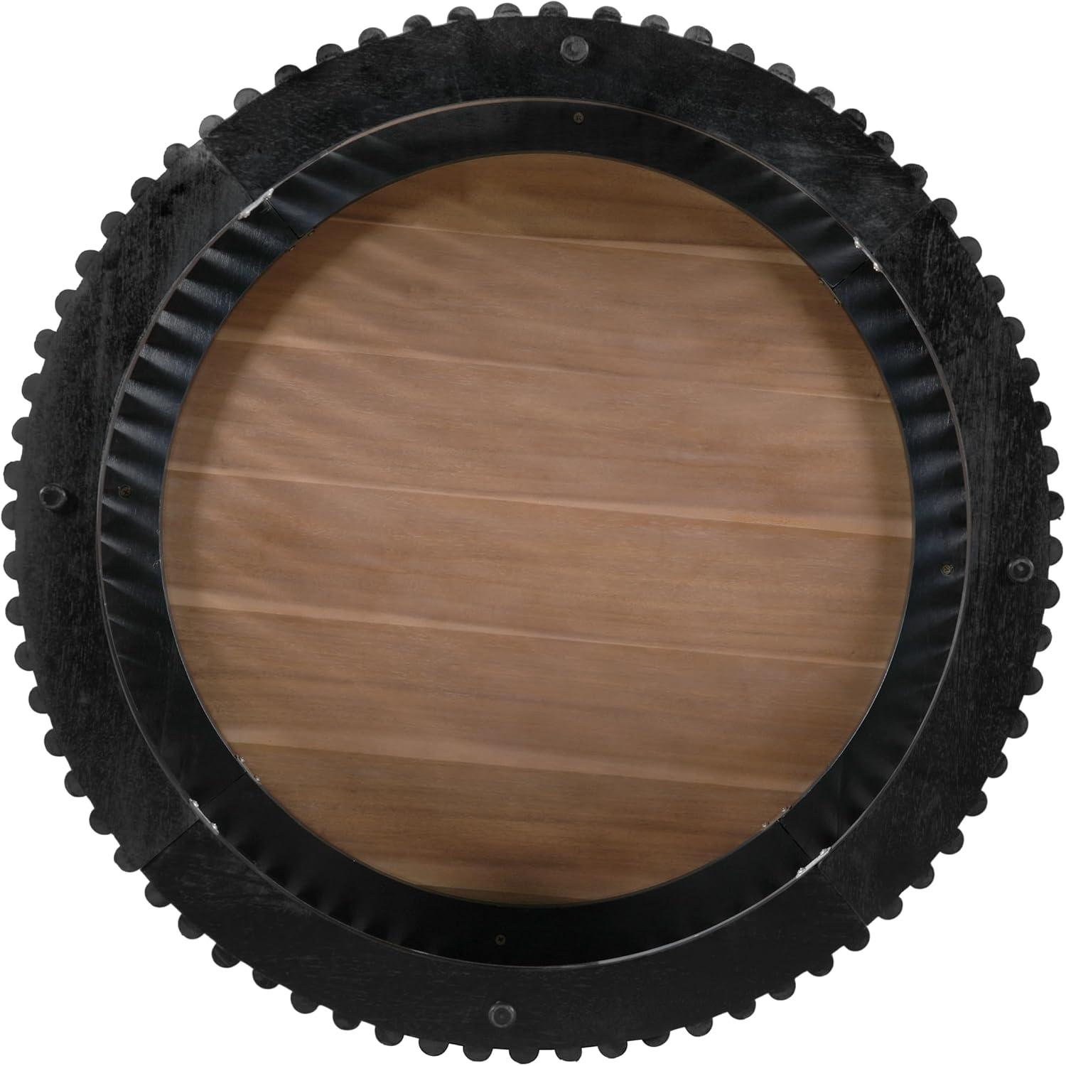 image:imageChristopher Knight Home Lemas Acacia Wood Coffee Table 30 W Round Modern Sofa Side Table with Wood Base Modern Indoor Accent Table for Living Room Bedroom Home Office NaturalBlack