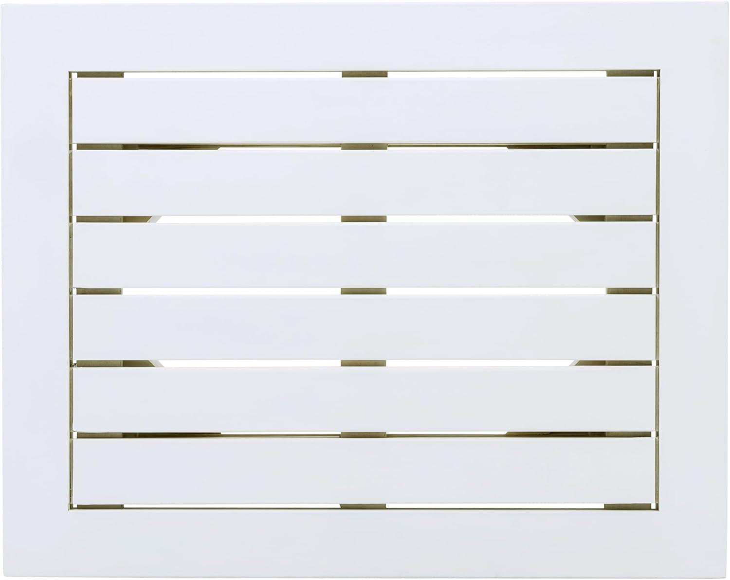 image:imageChristopher Knight Home Selma Acacia Wood Outdoor Side Table Decorative Rectangular Small Accent Table Weather Resistant Patio End Table for Balcony Beach Pool Side Slatted Design Natural StainedWhite Pu