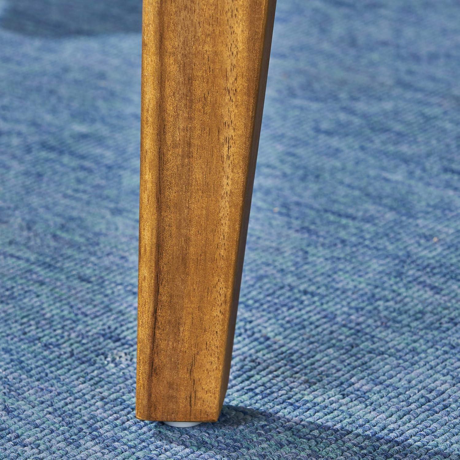 image:imageChristopher Knight Home Selma Acacia Wood Outdoor Side Table Decorative Rectangular Small Accent Table Weather Resistant Patio End Table for Balcony Beach Pool Side Slatted Design Natural StainedParker teak Finish