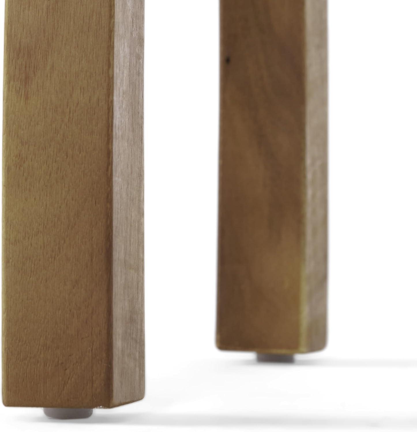 image:imageChristopher Knight Home Selma Acacia Wood Outdoor Side Table Decorative Rectangular Small Accent Table Weather Resistant Patio End Table for Balcony Beach Pool Side Slatted Design Natural StainedNatural Stained