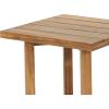 Christopher Knight Home Selma Acacia Wood Outdoor Side Table, Decorative Rectangular Small Accent Table, Weather Resistant Patio End Table for Balcony Beach Pool Side, Slatted Design, Natural Stained(Teak)