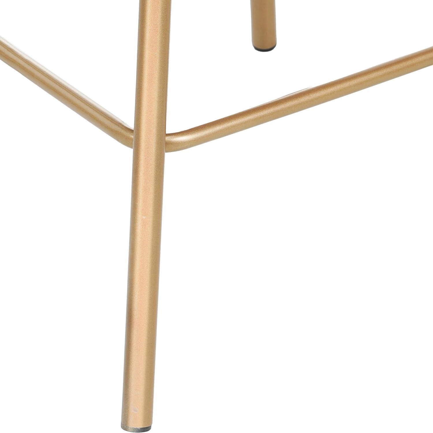 image:imageChristopher Knight Home Marin Counter Height Bar Stools Set of 2 180 Swivel Upholstered Barstools with Backs and Metal Legs Dining Room Chairs Counter Height Stools with Footrest Green GoldenGreen Golden
