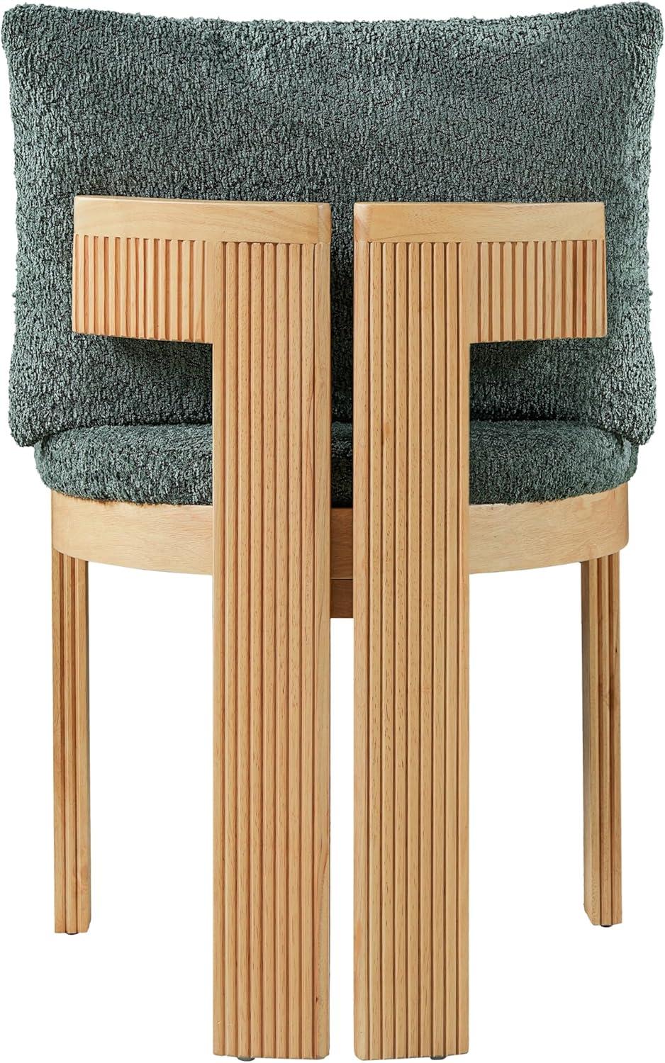 image:imageChristopher Knight Home Dagna Boucle Upholstered Dining Chairs Set of 2 Solid Wood Dining Room Chair Modern Kitchen Side Chair with Back Pillow BeigeNaturalGreennatural