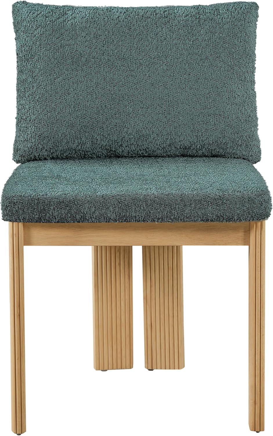 image:imageChristopher Knight Home Dagna Boucle Upholstered Dining Chairs Set of 2 Solid Wood Dining Room Chair Modern Kitchen Side Chair with Back Pillow BeigeNaturalGreennatural