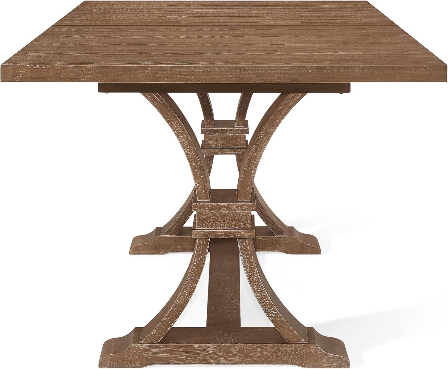 image:imageChristopher Knight Home Derring 7 Piece Dining Set Gray StripeWhite PrintNatural