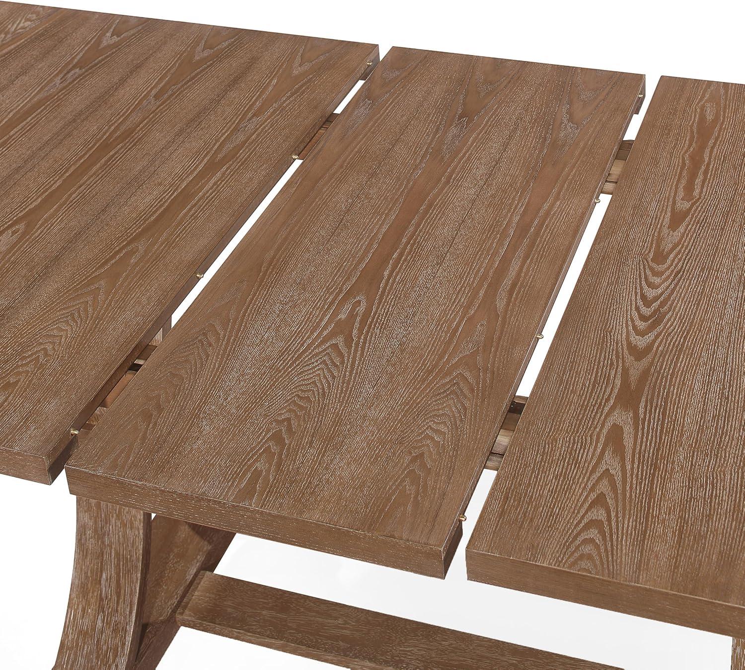 image:imageChristopher Knight Home Derring 7 Piece Dining Set Gray StripeWhite PrintNatural