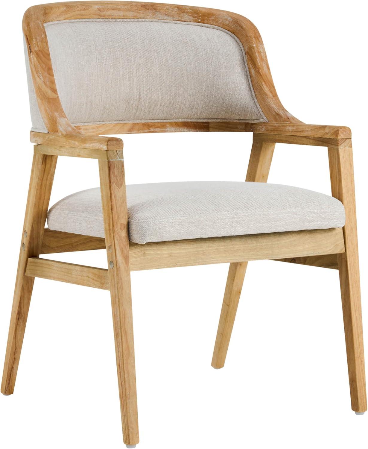 image:imageChristopher Knight Home Dolia Mid Century Modern Dining Chairs Set of 2 Dining Chair with Fabric Upholstery Wooden Kitchen Chairs with Curved Backrest Extra Seat for Dining Room Beige WalnutBeige Natural