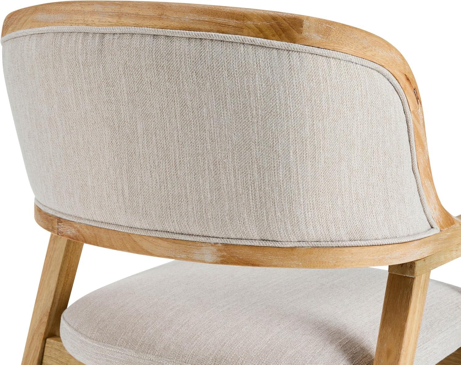 image:imageChristopher Knight Home Dolia Mid Century Modern Dining Chairs Set of 2 Dining Chair with Fabric Upholstery Wooden Kitchen Chairs with Curved Backrest Extra Seat for Dining Room Beige WalnutBeige Natural