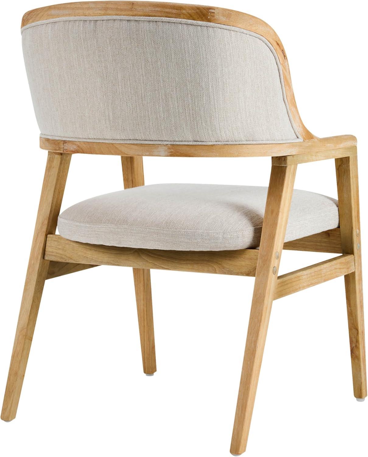 image:imageChristopher Knight Home Dolia Mid Century Modern Dining Chairs Set of 2 Dining Chair with Fabric Upholstery Wooden Kitchen Chairs with Curved Backrest Extra Seat for Dining Room Beige WalnutBeige Natural