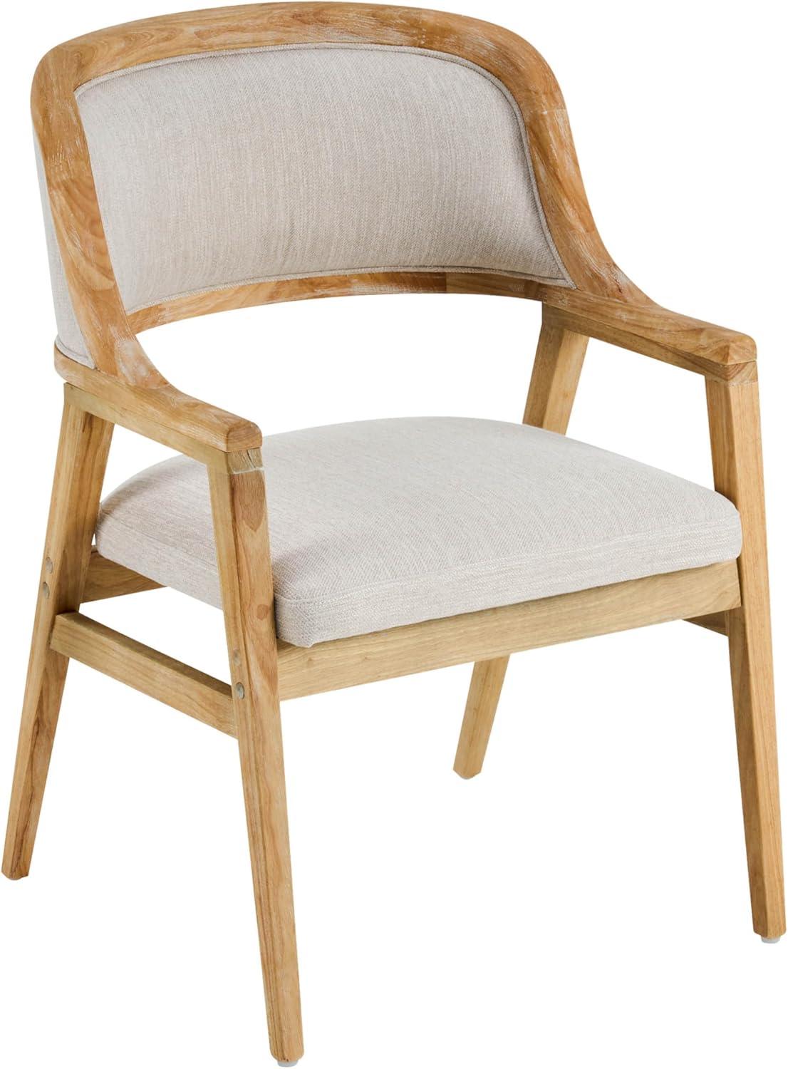 image:imageChristopher Knight Home Dolia Mid Century Modern Dining Chairs Set of 2 Dining Chair with Fabric Upholstery Wooden Kitchen Chairs with Curved Backrest Extra Seat for Dining Room Beige WalnutBeige Natural