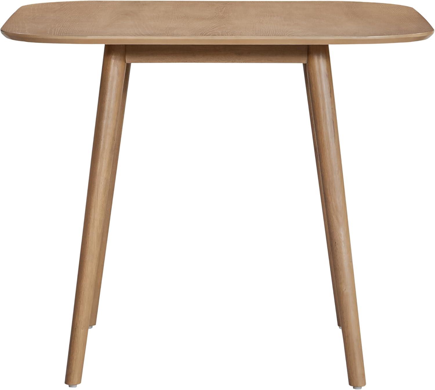 image:imageChristopher Knight Home Ekko Modern Small Dining Table Wooden Square Dining RoomKitchen Table with Tapered Splayed Legs Compact Dinner Table with Faux Wood Veneer Easy Assembly Light NaturalLight Natural