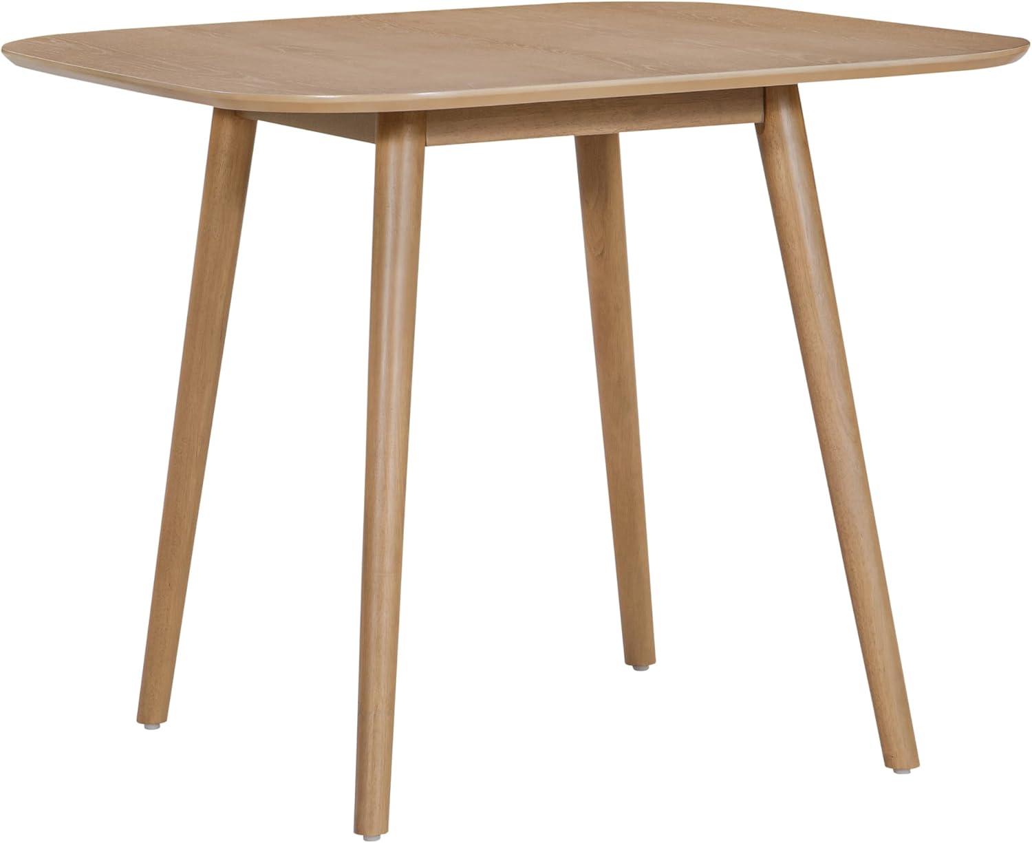 image:imageChristopher Knight Home Ekko Modern Small Dining Table Wooden Square Dining RoomKitchen Table with Tapered Splayed Legs Compact Dinner Table with Faux Wood Veneer Easy Assembly Light NaturalLight Natural