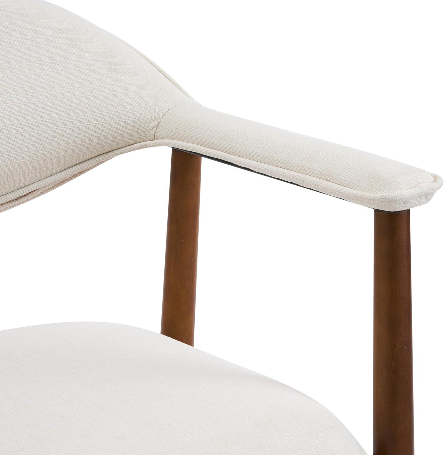 image:imageChristopher Knight Home Faeri Faux Leather Upholstered Dining Chairs Set of 2 Curved Backrest Kitchen Side Chair Rubberwood Dining Room Chairs Extra Seat for Living Room BrownNaturalBeigewalnut