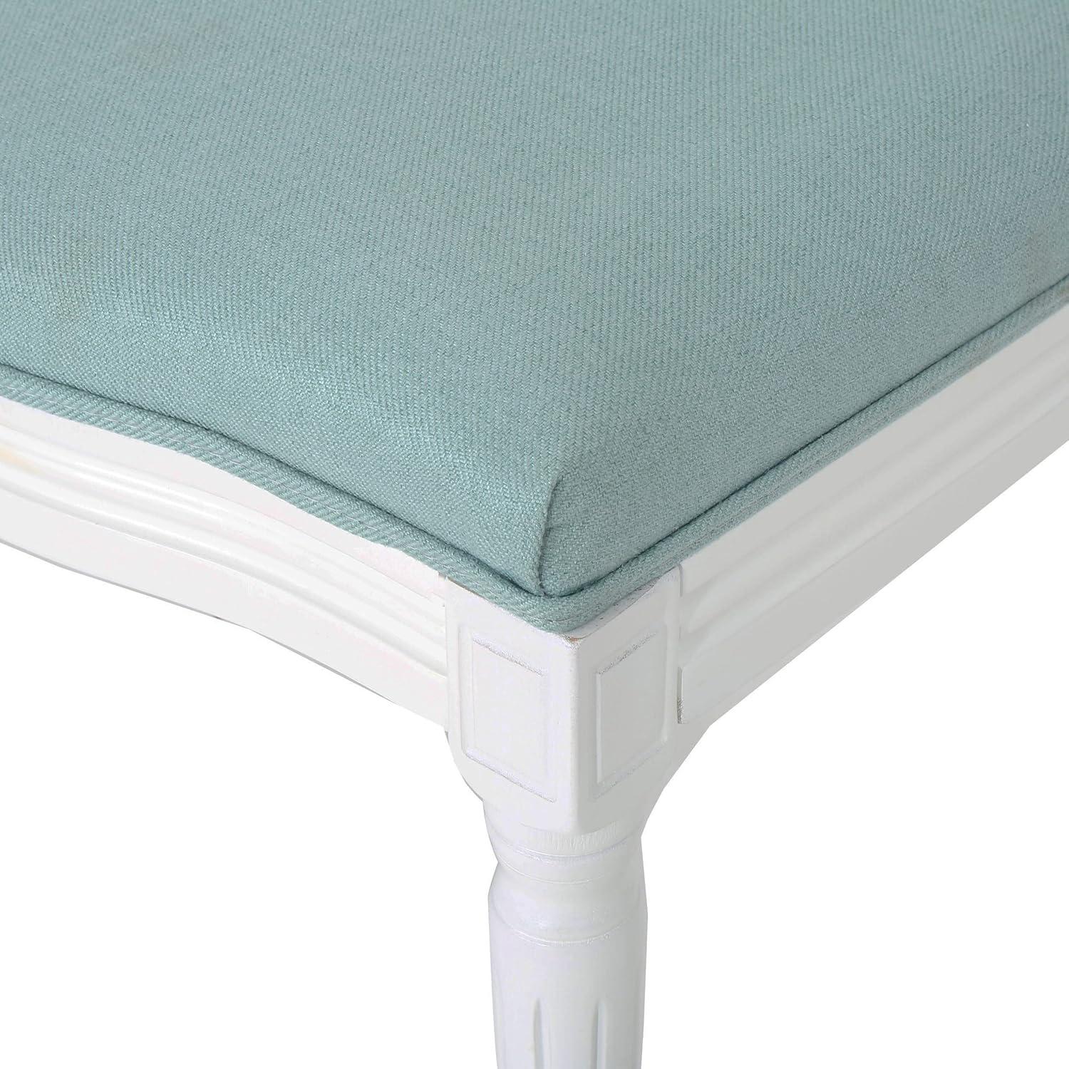 image:imageChristopher Knight Home Gustave French Country Fabric Dining Chairs Set of 4 Light Blue White