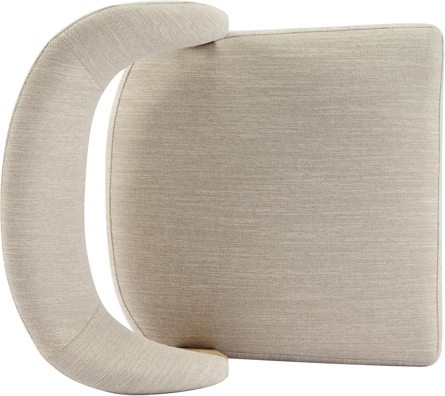 image:imageChristopher Knight Home Hanie Modern Upholstered Dining Chair Set of 2 Curved Backrest Kitchen Side Chair Wooden Armless Dining Room Chair Extra Seat for Living Room NaturalBeigeNaturalbeige
