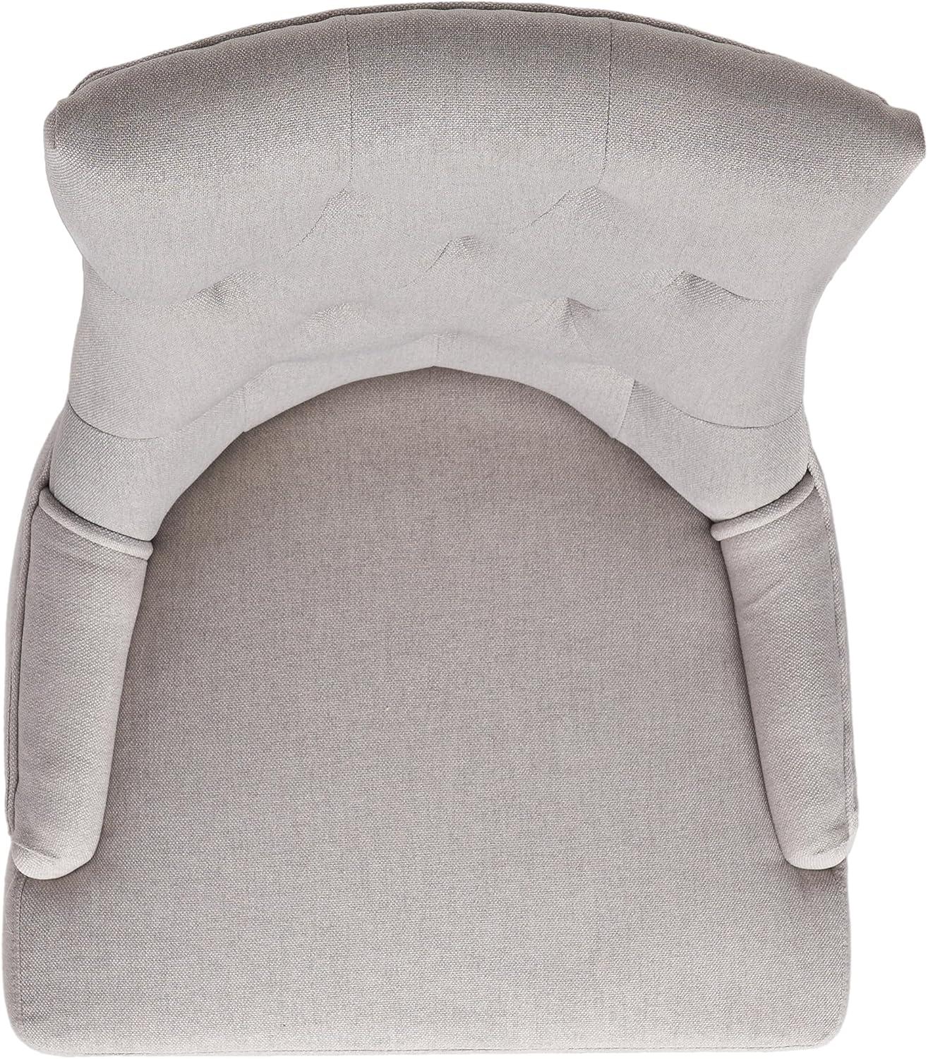 image:imageChristopher Knight Home Hayden Fabric Dining Chairs 2Pcs SetPolyester Light GreyLight Grey Dark Brown