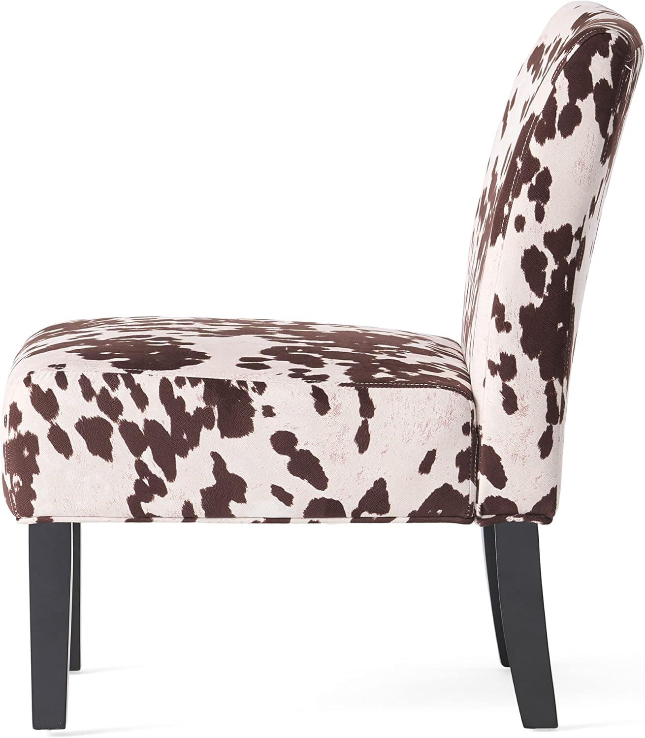 image:imageChristopher Knight Home Kassi Fabric Dining Chair Blue NavyMilk Cow