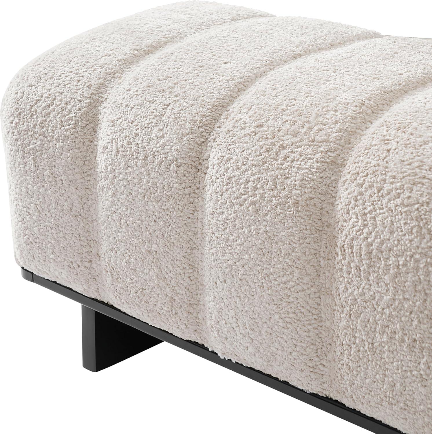 image:imageChristopher Knight Home Lamie Faux Leather Upholstered Dining Bench Wooden Entryway Bench Long Sofa Footstool for Living Room Bedroom End of Bed Bench BrownBlackBeigeblack