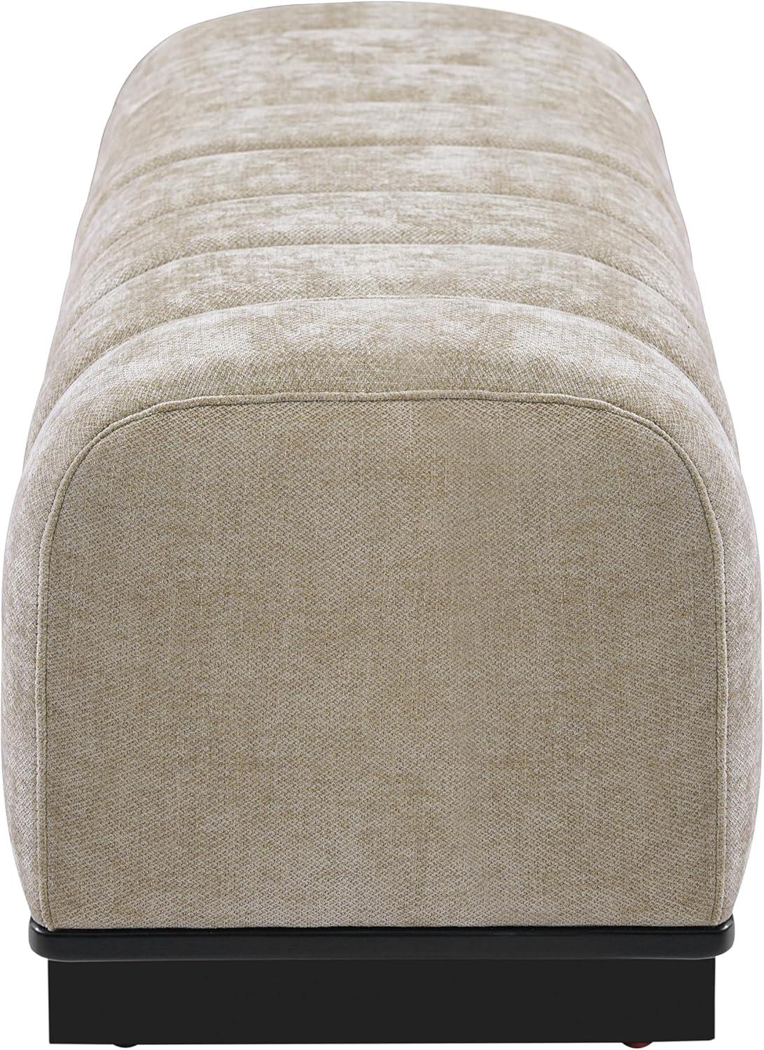 image:imageChristopher Knight Home Lamie Faux Leather Upholstered Dining Bench Wooden Entryway Bench Long Sofa Footstool for Living Room Bedroom End of Bed Bench BrownBlackOatmealblack