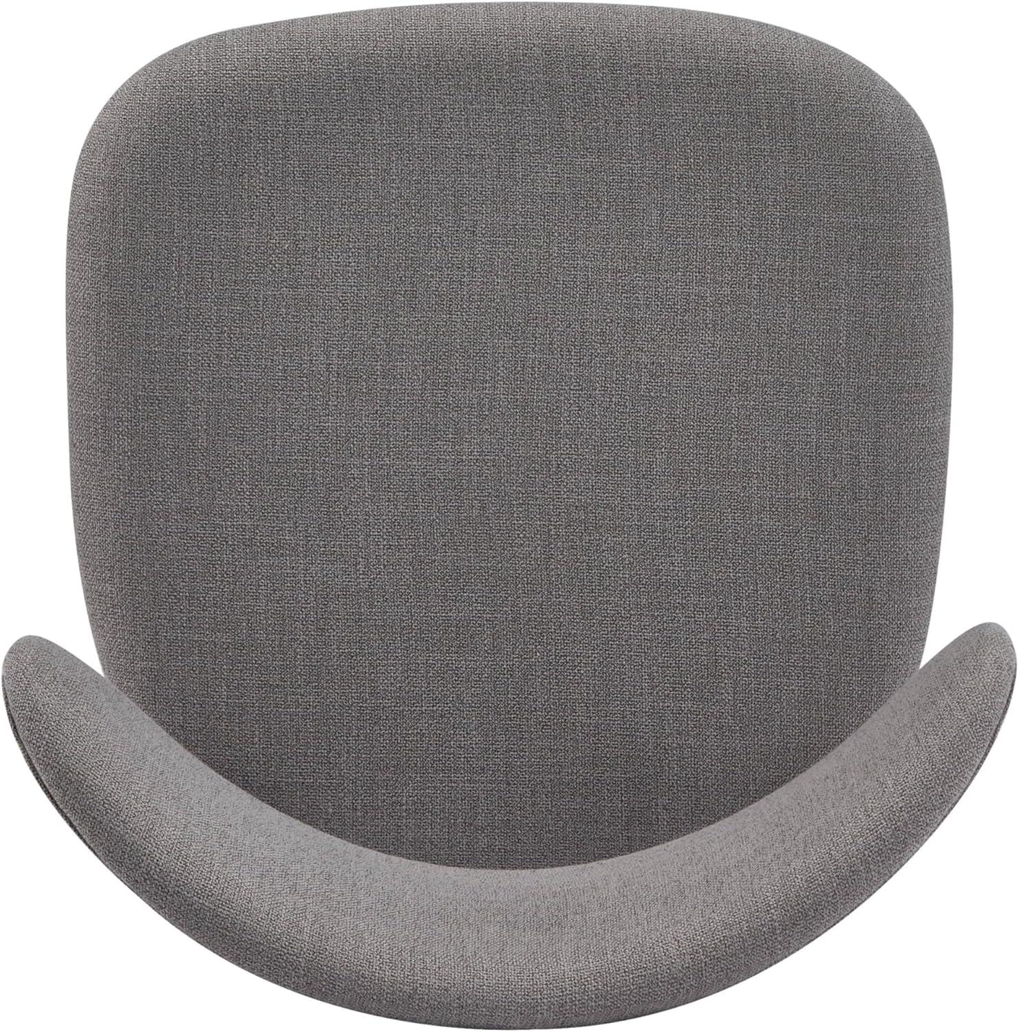 image:imageChristopher Knight Home Lyncon Fabric Upholstered Dining Chairs Set of 4 Wooden Dining Room Armless Chair Curved Backrest Kitchen Side Chair GrayWalnutGraywalnut